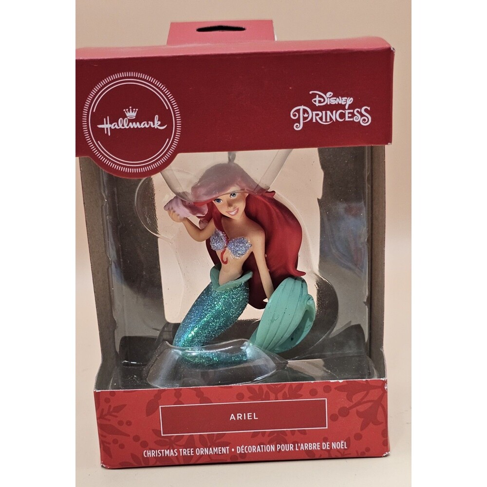 Hallmark Disney Princess ARIEL Christmas Tree Ornament IN BOX Little Mermaid